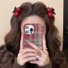 The new Maillard Cherry Clip for women's 2025 autumn/winter collection features a high ponytail with a high-end bangs and side fringes Specification image